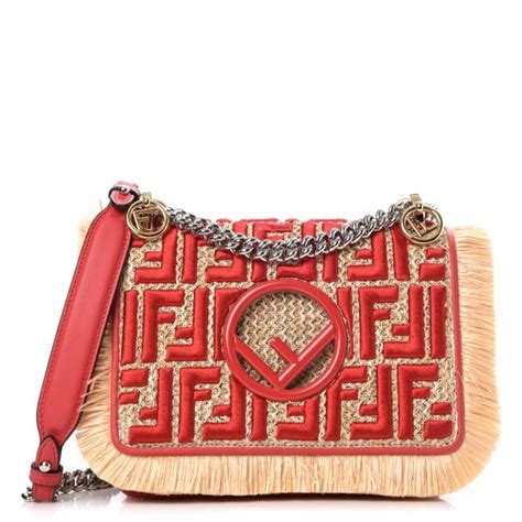 fendi fringed small kan i crossbody bag|fendi small shoulder bag.